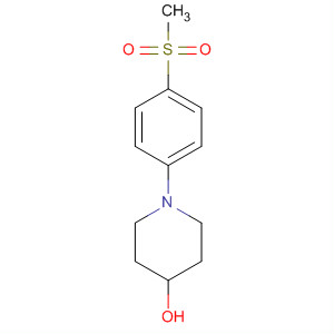 1-(4-Methanesulfonyl-phenyl)-piperidin-4-ol Structure,166438-65-9Structure