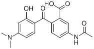 4’-Acetamido-2’-carboxy-4-dimethylamino-2-hydroxybenzophenone Structure,166442-36-0Structure