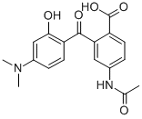 5’-Acetamido-2’-carboxy-4-dimethylamino-2-hydroxybenzophenone Structure,166442-37-1Structure