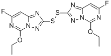 2,2’-Dithiobis(5-ethoxy-7-fluoro[1,2,4]triazol0[1,5-c]pyrimidine) Structure,166524-75-0Structure