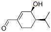 1-Cyclohexene-1-carboxaldehyde,3-hydroxy-4-(1-methylethyl)-,(3s,4r)-(9ci) Structure,166583-62-6Structure