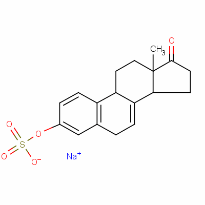 3-(磺基氧基)-雌甾-1,3,5(10),7-四烯-17-酮鈉鹽結構式_16680-47-0結構式