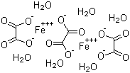 草酸鐵六水結構式_166897-40-1結構式