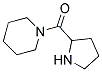 Piperidine, 1-(2-pyrrolidinylcarbonyl)-(9ci) Structure,166975-75-3Structure