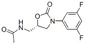 (S)-n-[[3-(3,5-二氟苯基)-2-氧代-5-噁唑]甲基]乙酰胺結(jié)構(gòu)式_167010-30-2結(jié)構(gòu)式