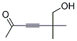 3-Hexyn-2-one, 6-hydroxy-5,5-dimethyl-(9ci) Structure,167107-44-0Structure