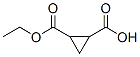 1,2-Cyclopropanedicarboxylic acid, 1-ethyl ester Structure,167113-73-7Structure