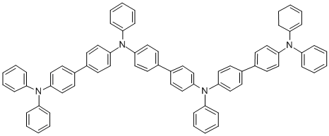 N,n-bis(phenyl)-n,n-bis(4-(n,n-bis(phenylamino)biphenyl-4-yl)benzidine Structure,167218-46-4Structure