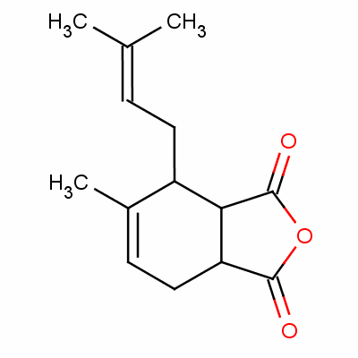 1,3-Isobenzofurandione, 3a,4,7,7a-tetrahydro-5-methyl-4-(3-methyl-2-butenyl)-, (e)- Structure,16726-03-7Structure