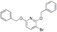 2,6-Bis(benzyloxy)-3-bromopyridine Structure,16727-47-2Structure