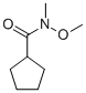 Cyclopentanecarboxamide, N-methoxy-N-methyl- (9CI) Structure,167303-65-3Structure