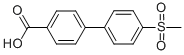 4-Methanesulfonyl-biphenyl-4-carboxylic acid Structure,16734-98-8Structure