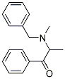 2-(Benzyl methyl amino)-1-phenylpropan-1-one Structure,16735-30-1Structure