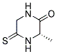 Piperazinone, 3-methyl-5-thioxo-, (s)-(9ci) Structure,167391-74-4Structure