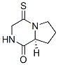 Pyrrolo[1,2-a]pyrazin-1(2h)-one, hexahydro-4-thioxo-, (s)- (9ci) Structure,167391-75-5Structure