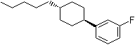 Trans-1-fluoro-3-(4-pentylcyclohexyl)benzene Structure,167407-65-0Structure