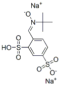 1,3-Benzenedisulfonic acid, 4-[[(1,1-dimethylethyl)oxidoimino]methyl]-,disodium salt Structure,168021-79-2Structure