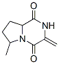 Pyrrolo[1,2-a]pyrazine-1,4-dione, hexahydro-6-methyl-3-methylene- (9ci) Structure,168074-99-5Structure