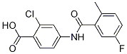 2-Chloro-4-[5-fluoro-2-methylbenzoyl)amino]-benzoic acid Structure,168080-49-7Structure