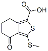 3-(Methylthio)-4-oxo-4,5,6,7-tetrahydrobenzo[c]-thiophene-1-carboxylic acid Structure,168279-58-1Structure