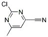 4-Pyrimidinecarbonitrile, 2-chloro-6-methyl- Structure,16858-56-3Structure