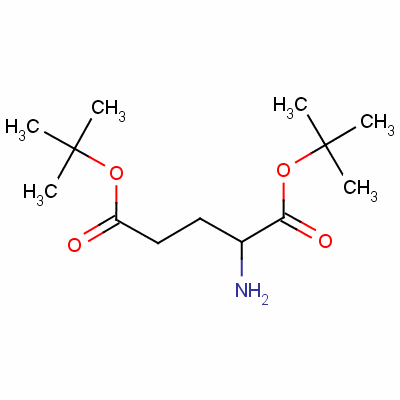 L-谷氨酸, 1,5-雙(1,1-二甲基乙基)酯結(jié)構(gòu)式_16874-06-9結(jié)構(gòu)式