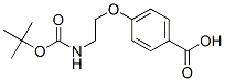 4-(2-Tert-butoxycarbonylamino-ethoxy)-benzoic acid Structure,168892-66-8Structure