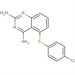 5-(4-Chlorophenylsulfanyl)-quinazoline-2,4-diamine Structure,168910-48-3Structure