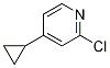 2-Chloro-4-cyclopropylpyridine Structure,168975-75-5Structure