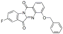 Indolo[2,1-b]quinazoline-6,12-dione, 8-fluoro-4-(phenylmethoxy)- Structure,169038-68-0Structure