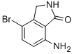 7-Amino-4-bromo-2,3-dihydro-isoindol-1-one Structure,169045-01-6Structure