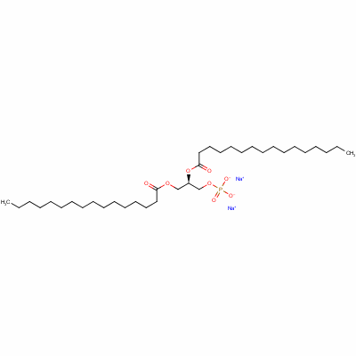 Disodium (2r)-2,3-bis(palmitoyloxy)propyl phosphate Structure,169051-60-9Structure