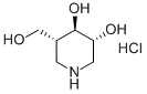 (3R,4r,5r)-5-(hydroxymethyl)piperidine-3,4-diol hydrochloride Structure,169105-89-9Structure