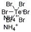 Ammonium hexabromotellurate(iv) Structure,16925-35-2Structure