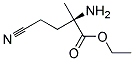 Isovaline, 4-cyano-, ethyl ester (9ci) Structure,169390-29-8Structure