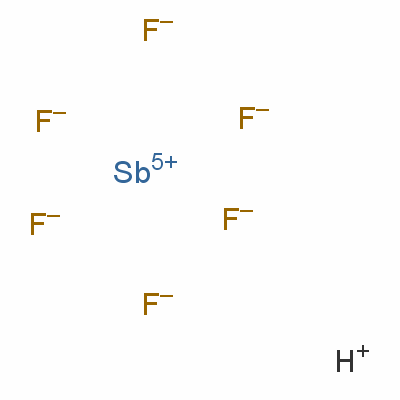 Hydrogen hexafluoroantimonate Structure,16950-06-4Structure