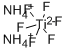 Ammonium hexafluorotitanate Structure,16962-40-6Structure