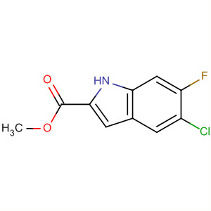 Methyl 5-chloro-6-fluoroindole-2-carboxylate Structure,169674-14-0Structure