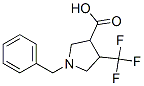 1-Benzyl-4-trifluoromethyl-pyrrolidine-3-carboxylic acid Structure,169750-31-6Structure