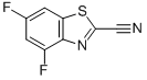 2-Benzothiazolecarbonitrile,4,6-difluoro-(9ci) Structure,169776-05-0Structure