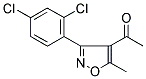 1-[3-(2,4-Dichlorophenyl)-5-methylisoxazol-4-yl]ethan-1-one Structure,169814-56-6Structure