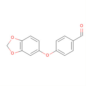 4-(Benzo[d][1,3]dioxol-5-yloxy)benzaldehyde Structure,169943-89-9Structure