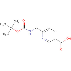 6-[[(Tert-butoxycarbonyl)amino]methyl]nicotinic acid Structure,170097-87-7Structure