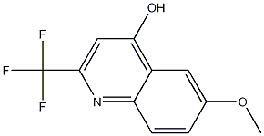 4-Hydroxy-6-methoxy-2-(trifluoromethyl)quinoline Structure,1701-21-9Structure