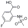 4-Fluoro-2-[(methylsulfonyl)amino]benzoic acid Structure,170107-84-3Structure