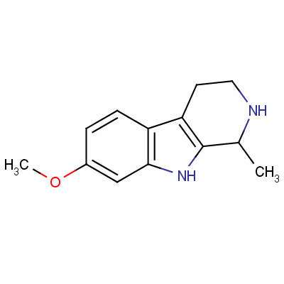 Tetrahydro-harmine standard Structure,17019-01-1Structure