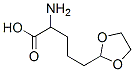 2-Amino-5-[1,3]dioxolan-2-yl-pentanoic acid Structure,170242-34-9Structure