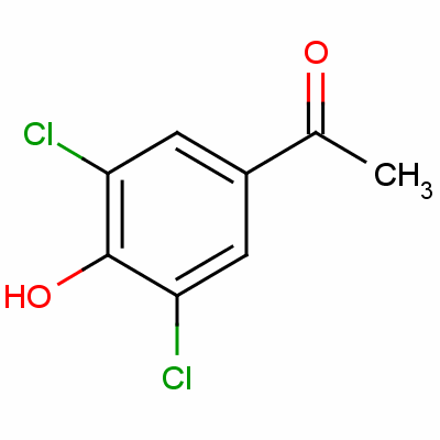 3,5-Dichloro-4-hydroxyacetophenone Structure,17044-70-1Structure