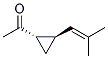 Ethanone, 1-[2-(2-methyl-1-propenyl)cyclopropyl]-, (1s-trans)-(9ci) Structure,170552-91-7Structure