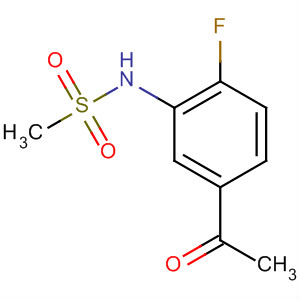 1-[4-Fluoro-3-[(methylsulfonyl)amino]phenyl]ethanone Structure,170688-00-3Structure